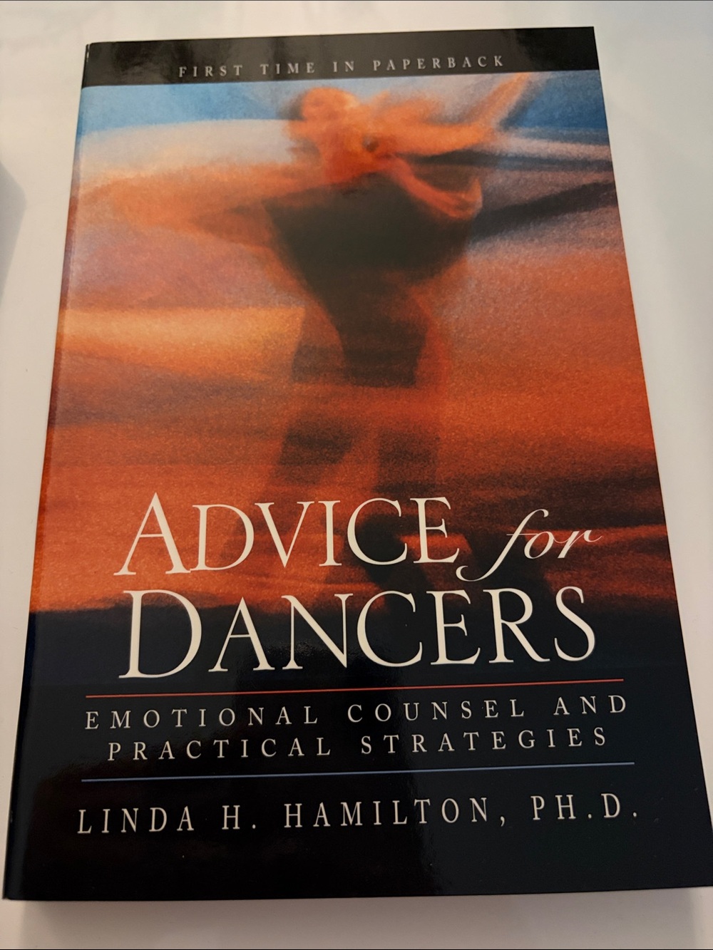 Advice for Dancers by Linda H. Hamilton — Orange and Black Paperback